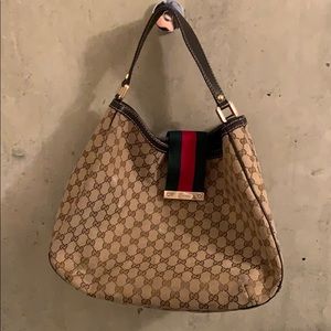 Gucci monogram shoulder bag